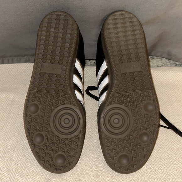 Adidas Samba Black White Gold Men's Sneakers - Picture 6 of 6